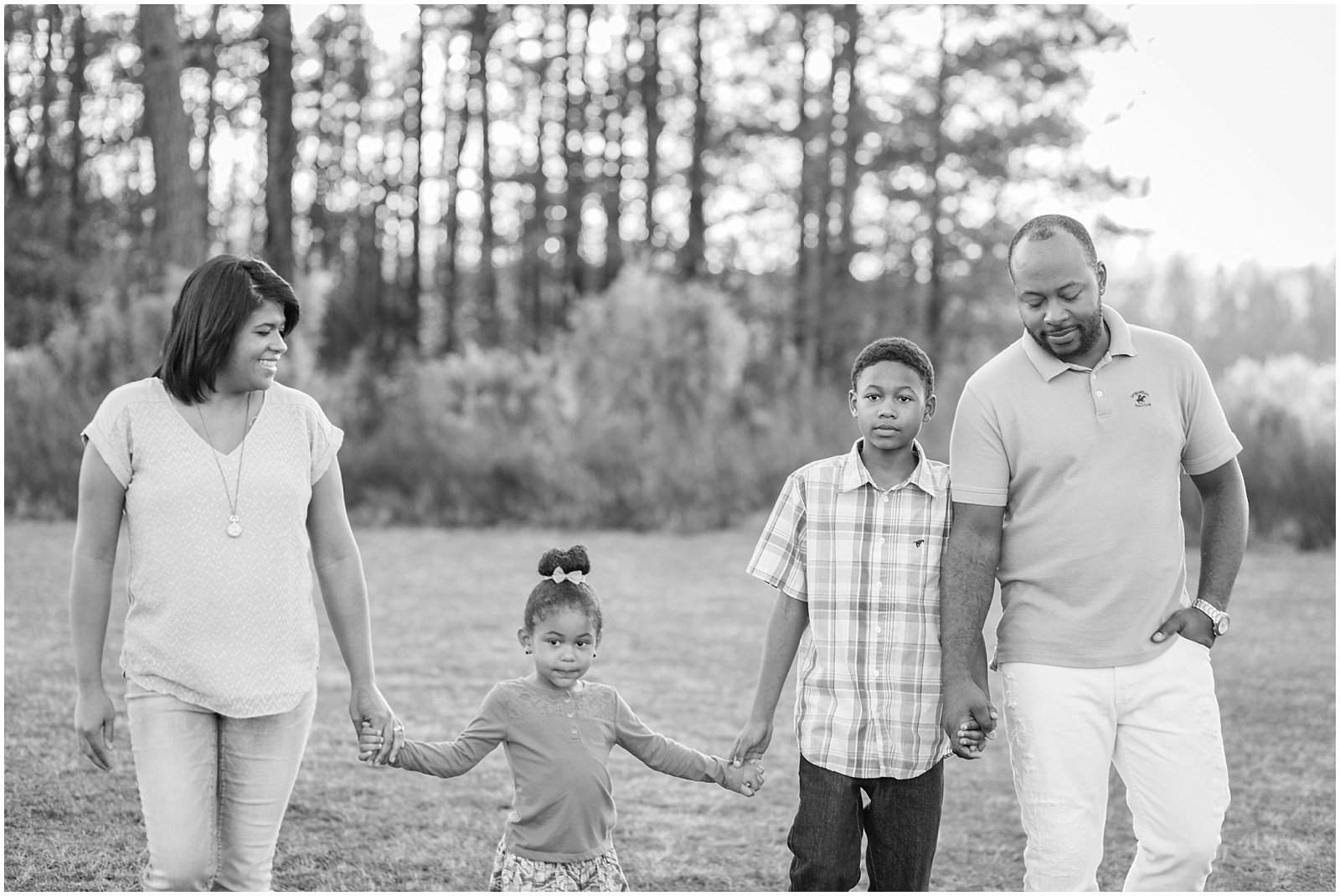 southern sunset family session in Boykins, Virginia by Virginia family photographer