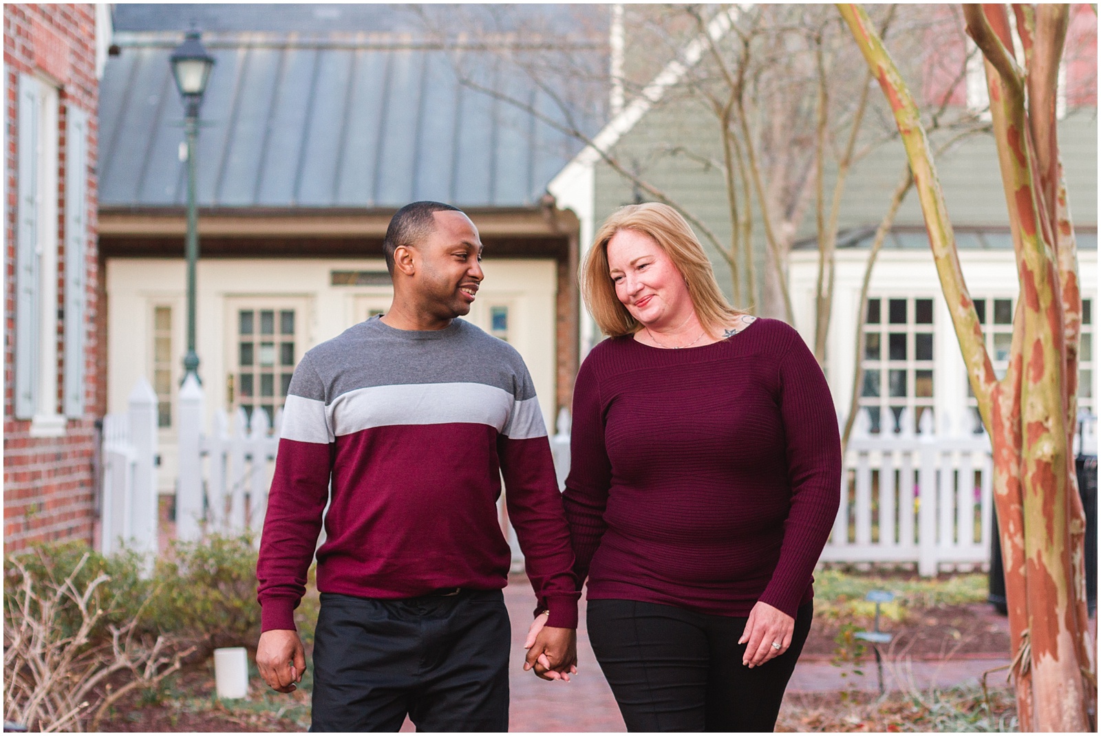 Yorktown Beach Winter Engagement Session