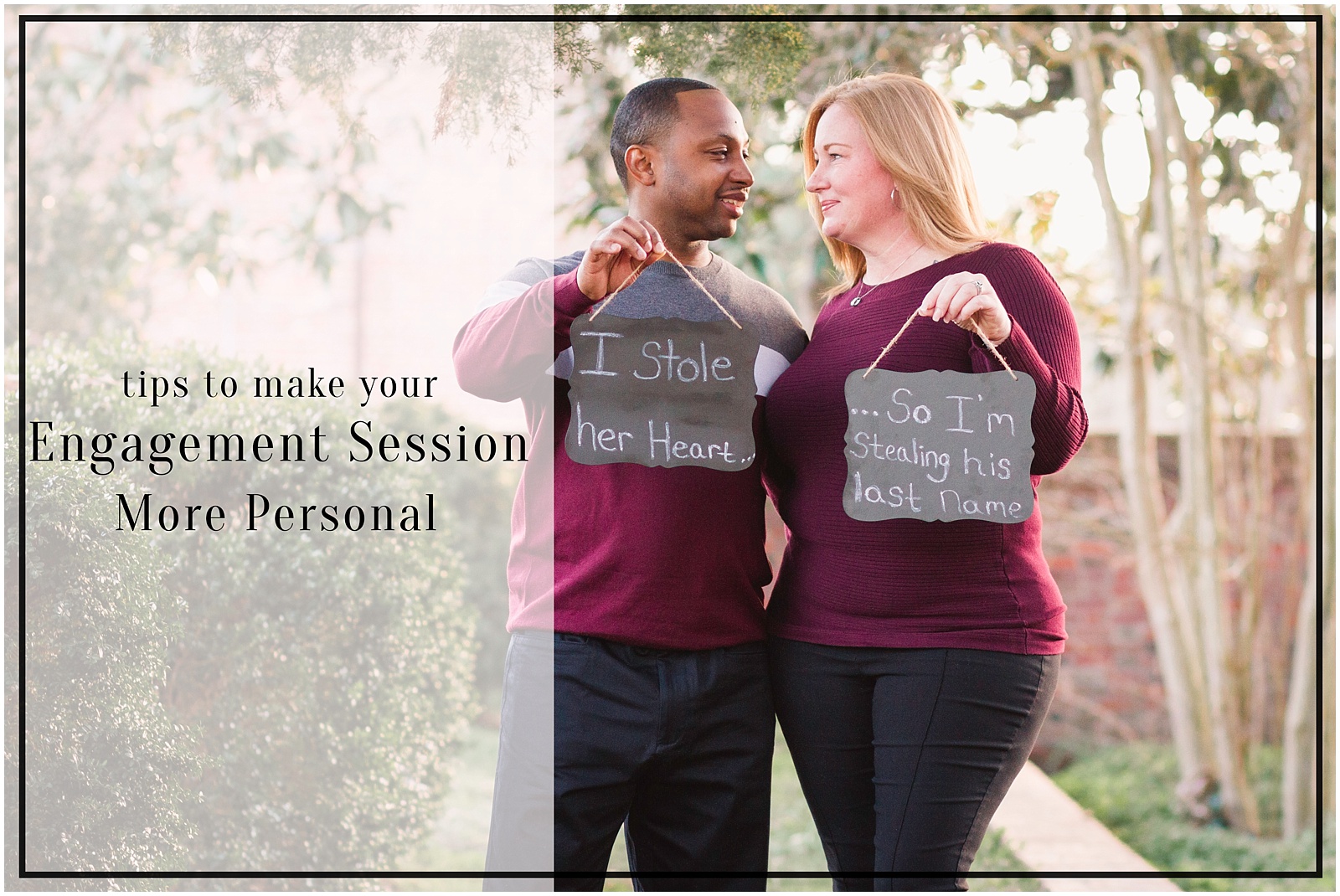 Tips to Make Your Engagement Session More Personal