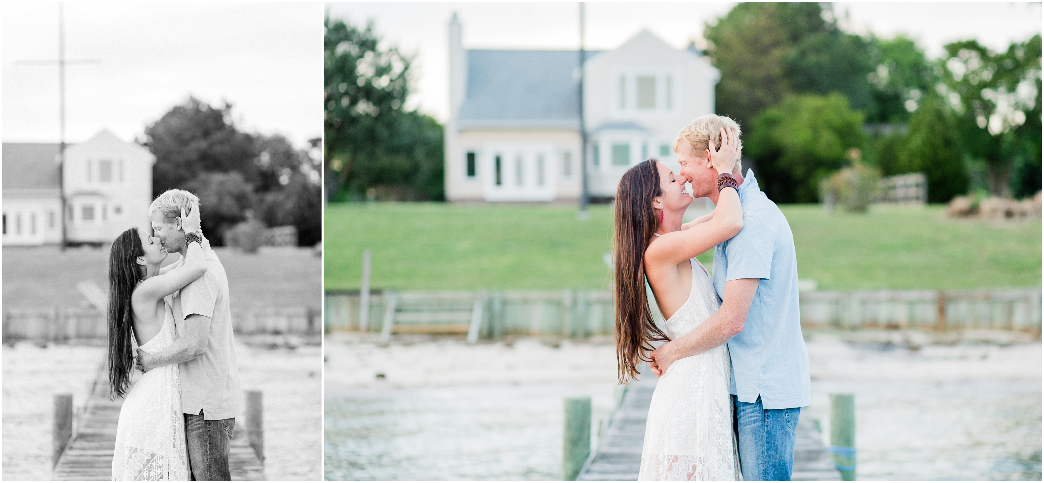 jessica eric backyard engagement session Hayes, Va