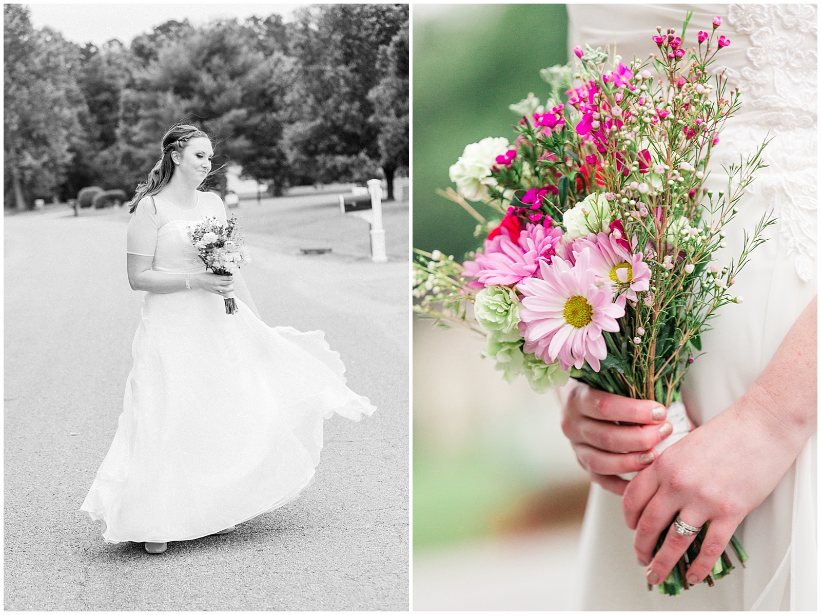 beautiful backyard wedding smithfield va