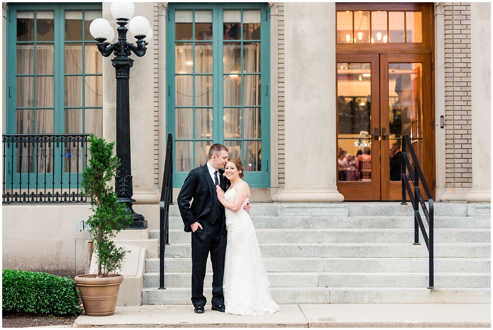 beautiful greek wedding at the historic post office