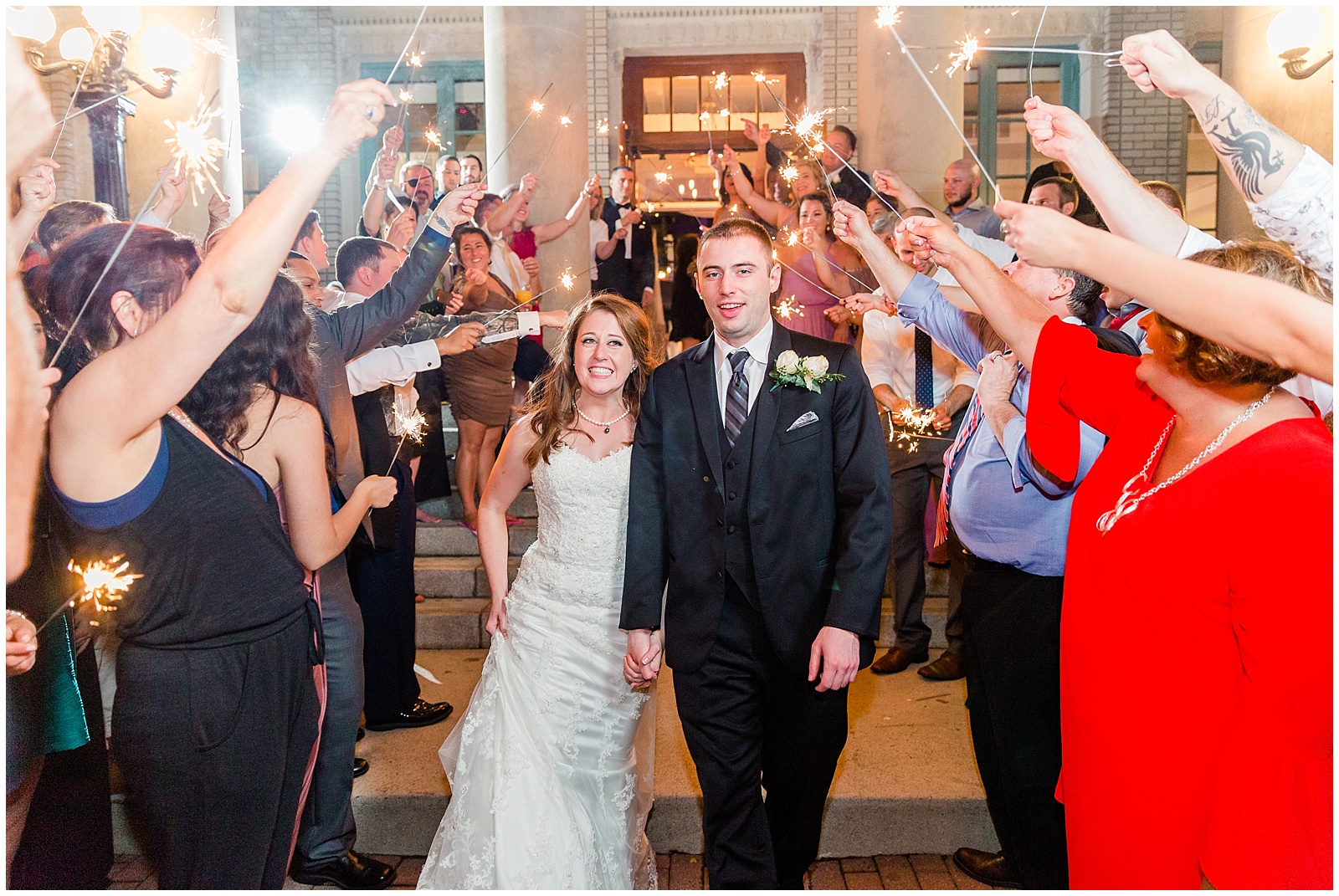 beautiful greek wedding at the historic post office