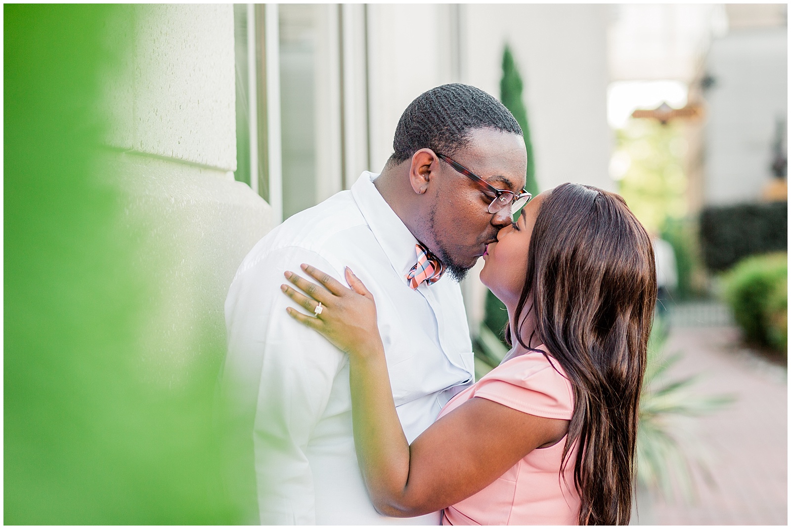 city center newport news engagement session