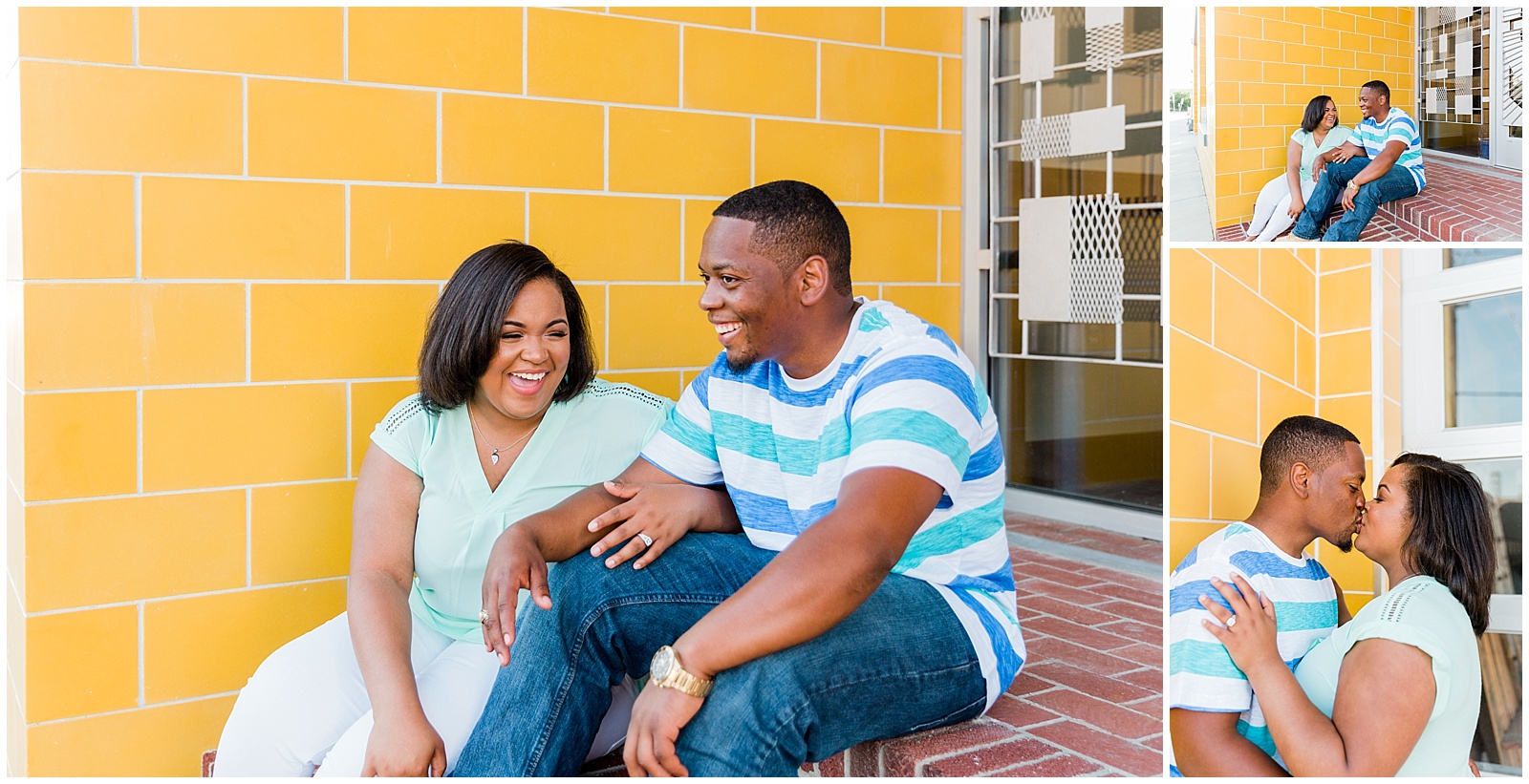 Norfolk Neon District engagement session