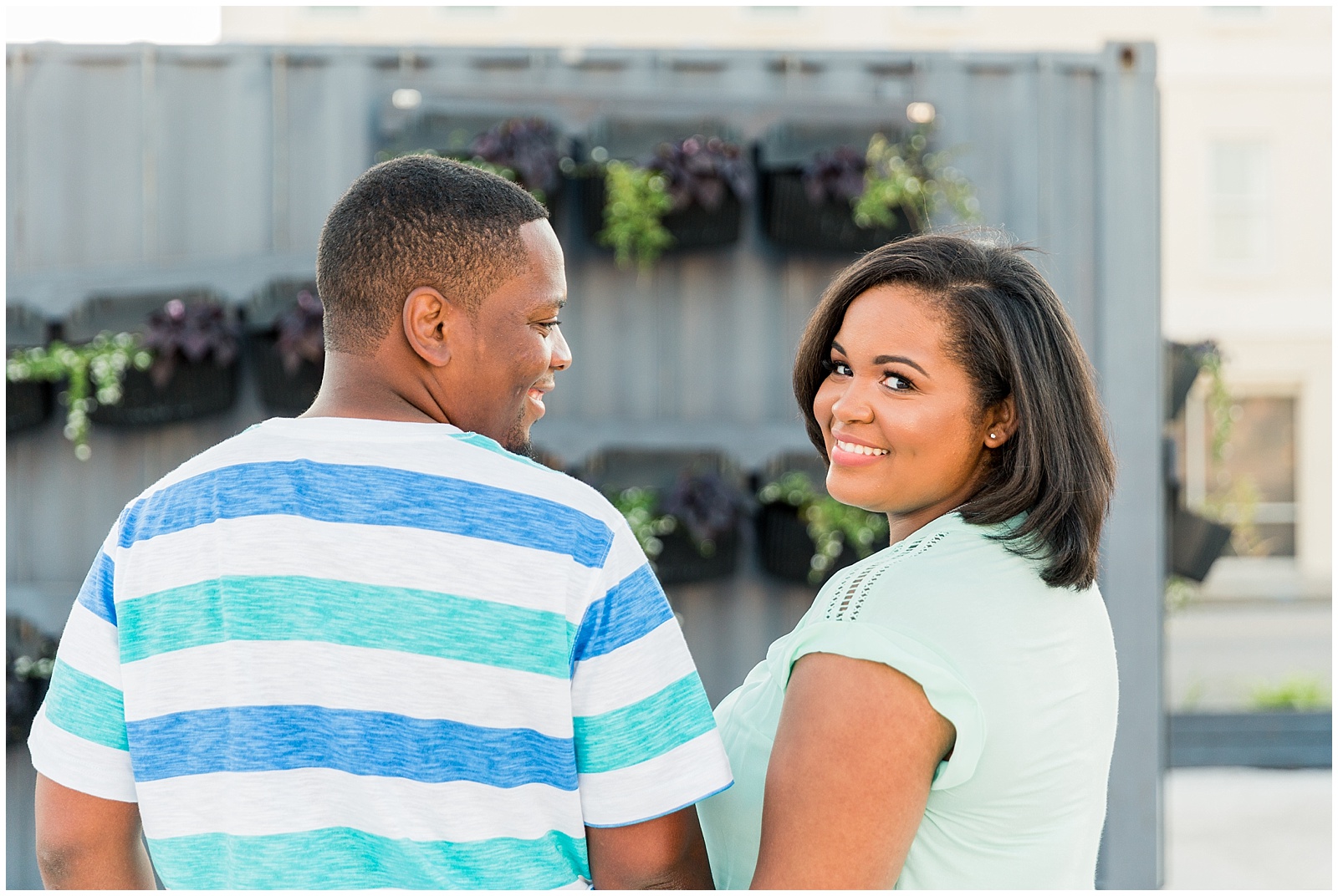 Norfolk Neon District engagement session