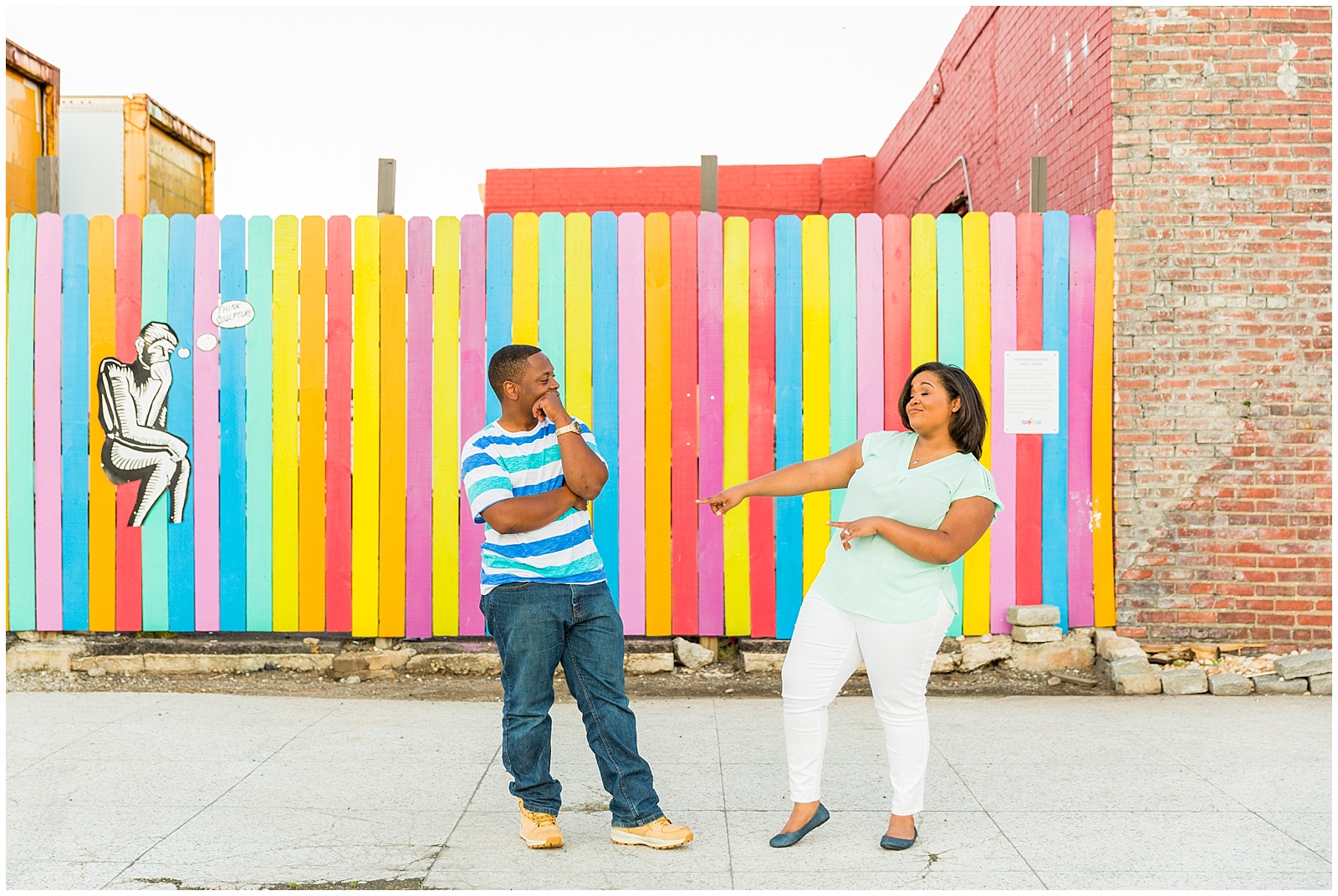 Norfolk Neon District engagement session