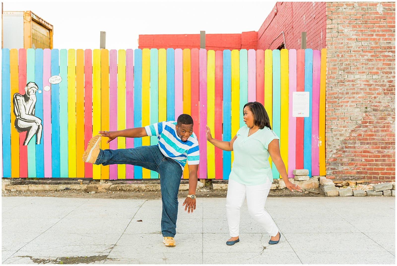 Norfolk Neon District engagement session