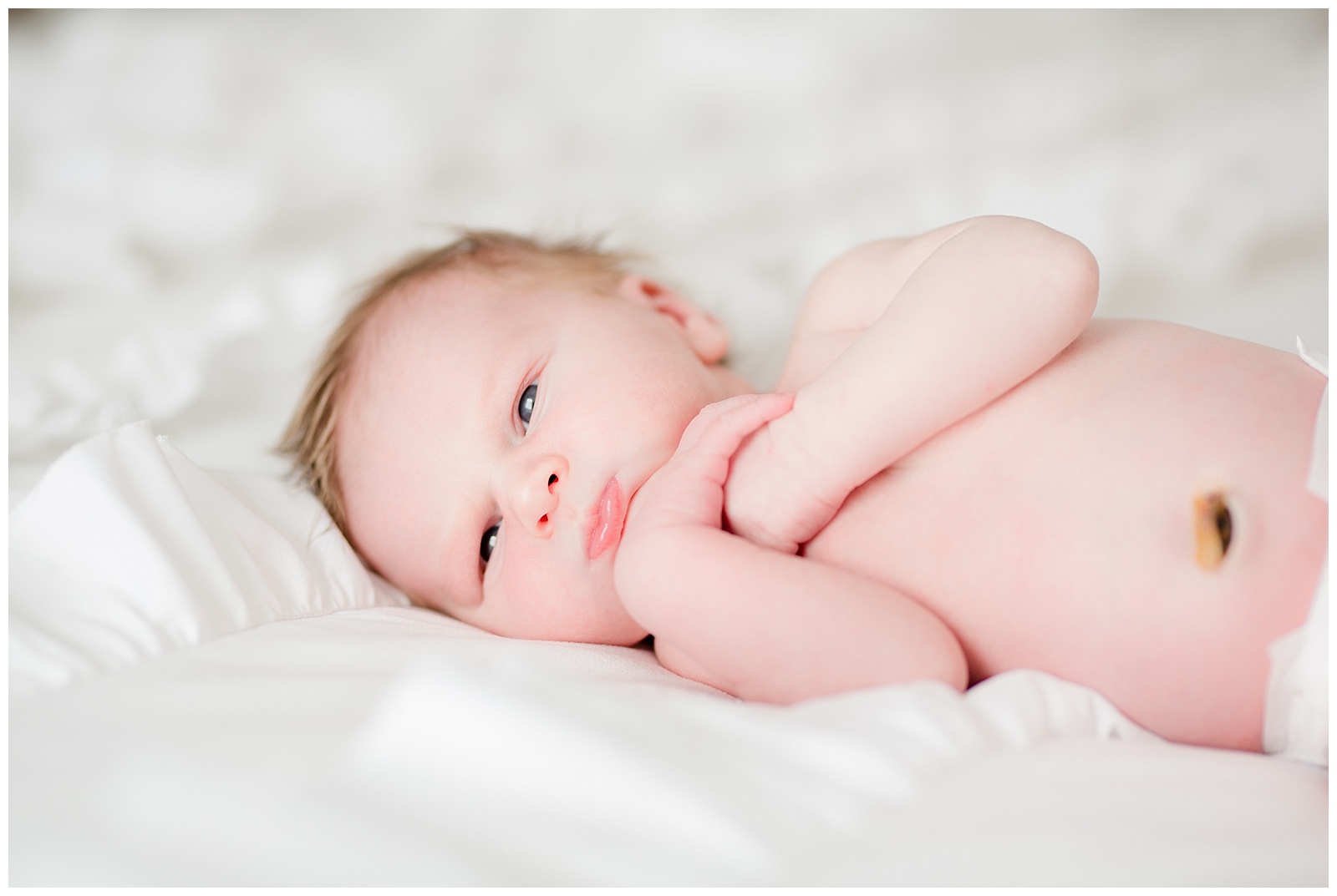 holloway newborn session the studio at Chelsea commons