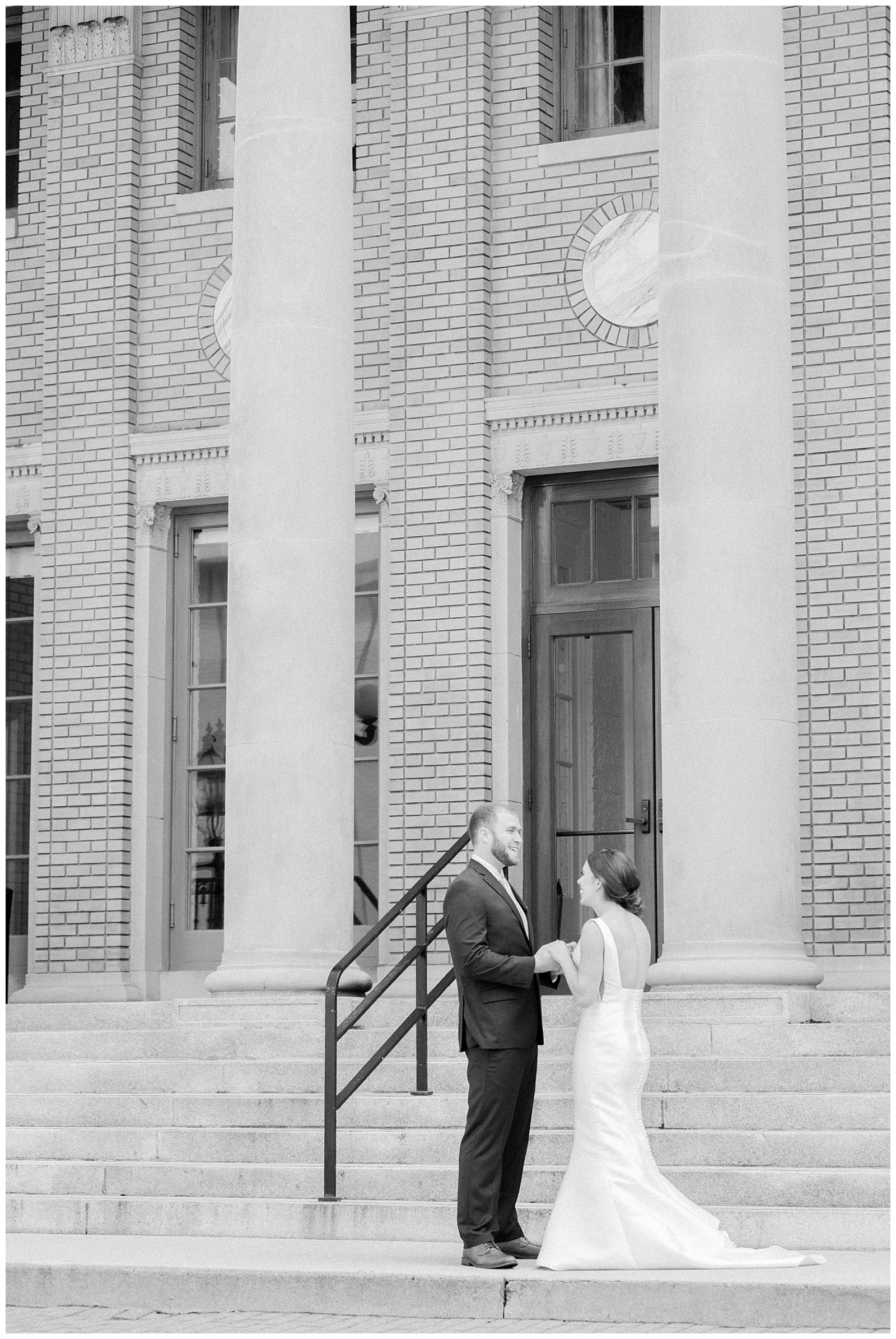 historic post office wedding hampton va Michael and Jasmine Photography