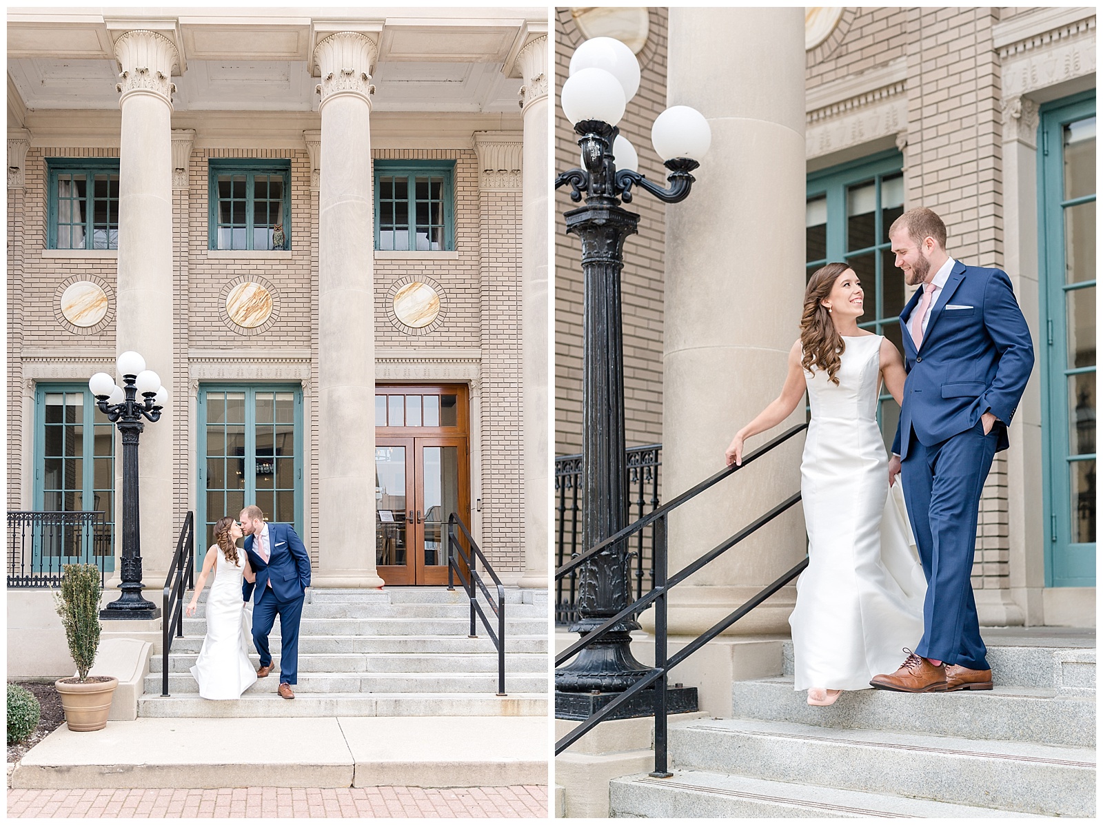 historic post office wedding hampton va Michael and Jasmine Photography