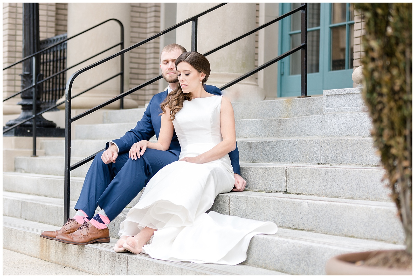 historic post office wedding hampton va Michael and Jasmine Photography