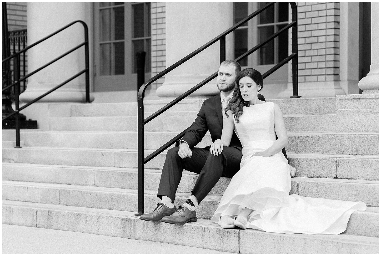 historic post office wedding hampton va Michael and Jasmine Photography