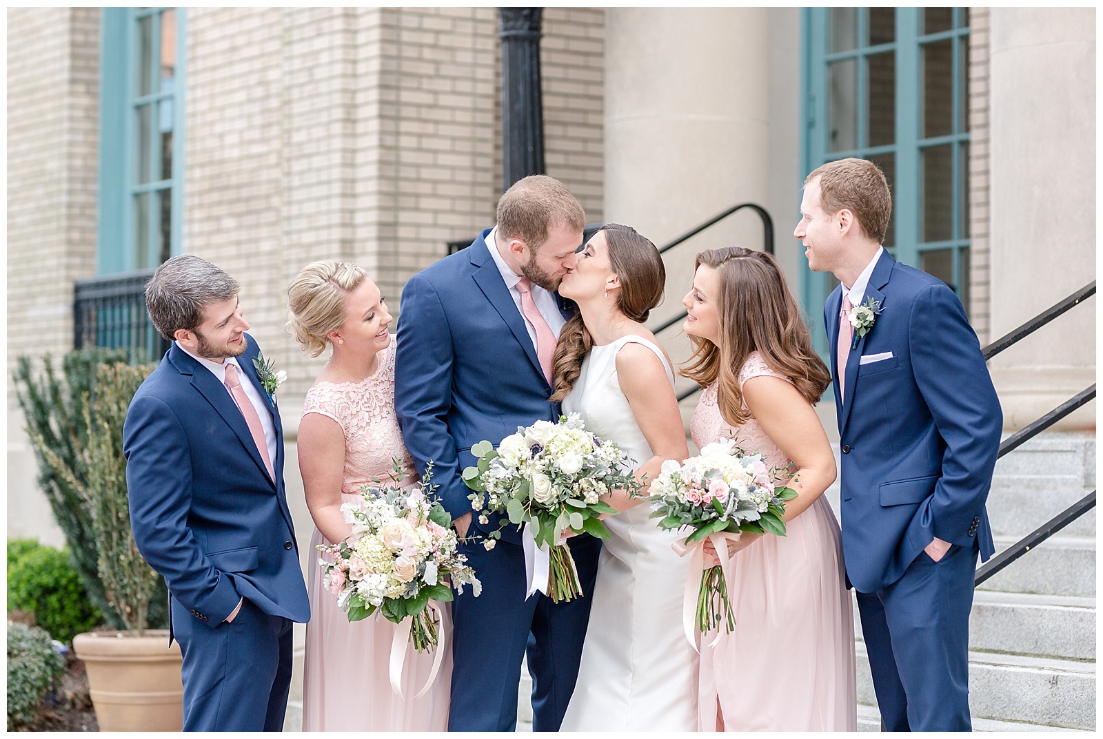 historic post office wedding hampton va Michael and Jasmine Photography