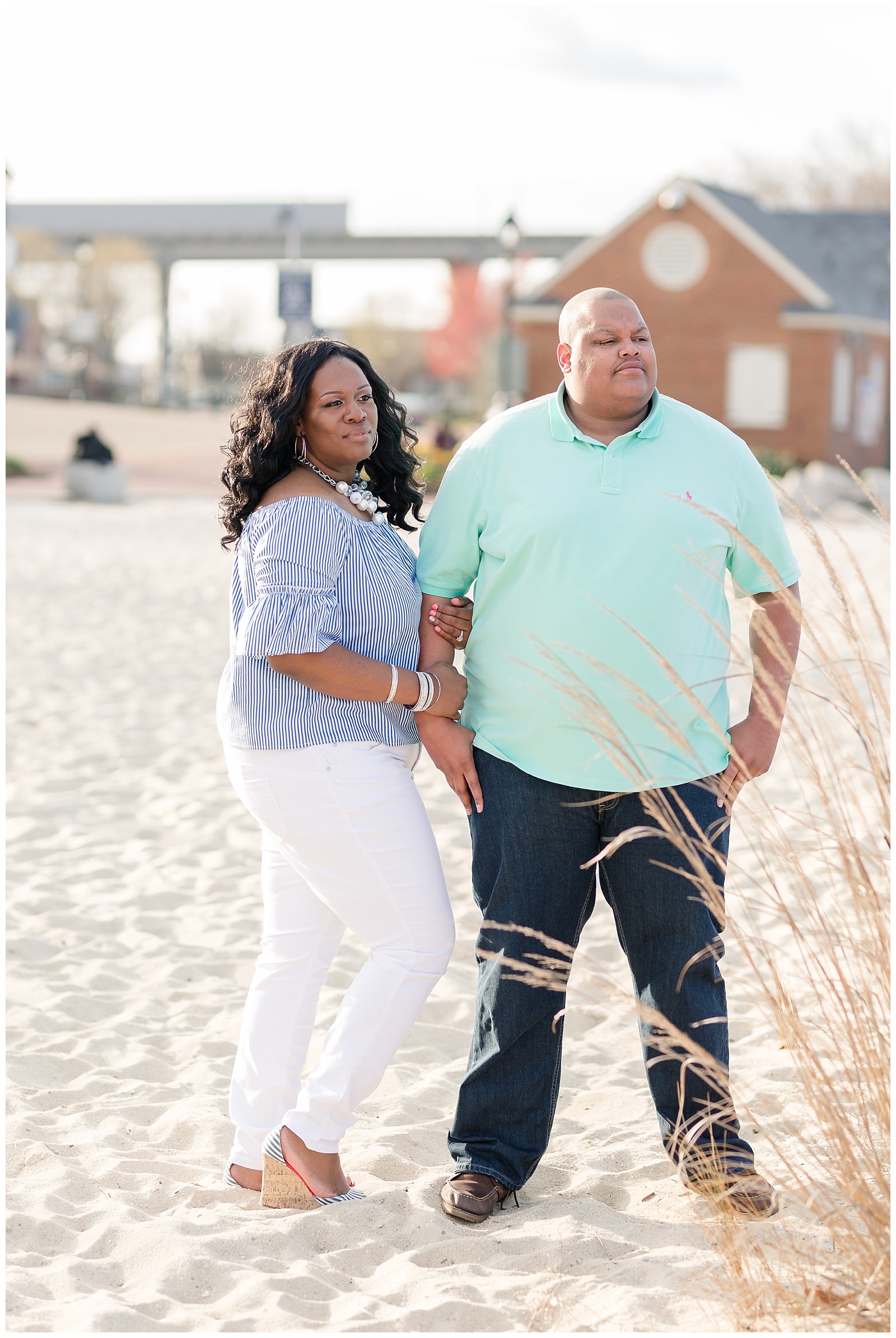 Yorktown Beach Engagement Session shana ralph Michael and Jasmine Photography