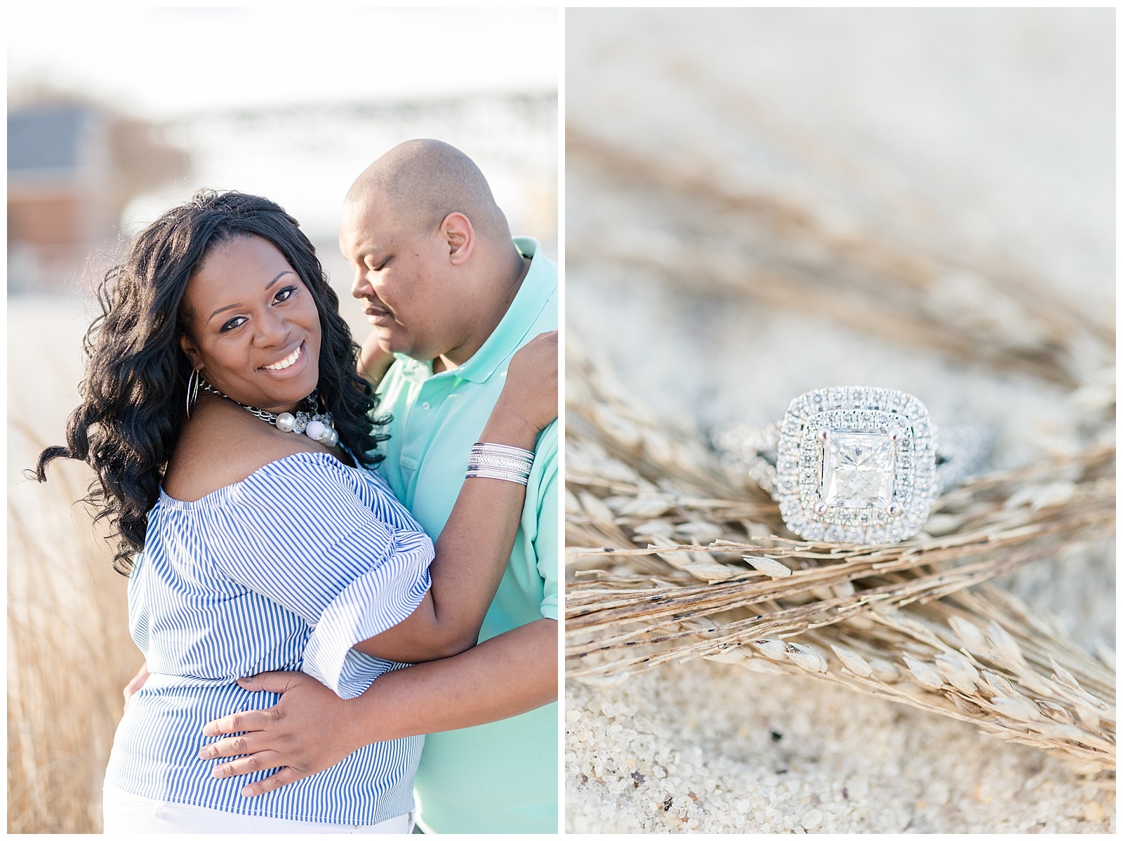 Yorktown Beach Engagement Session shana ralph Michael and Jasmine Photography