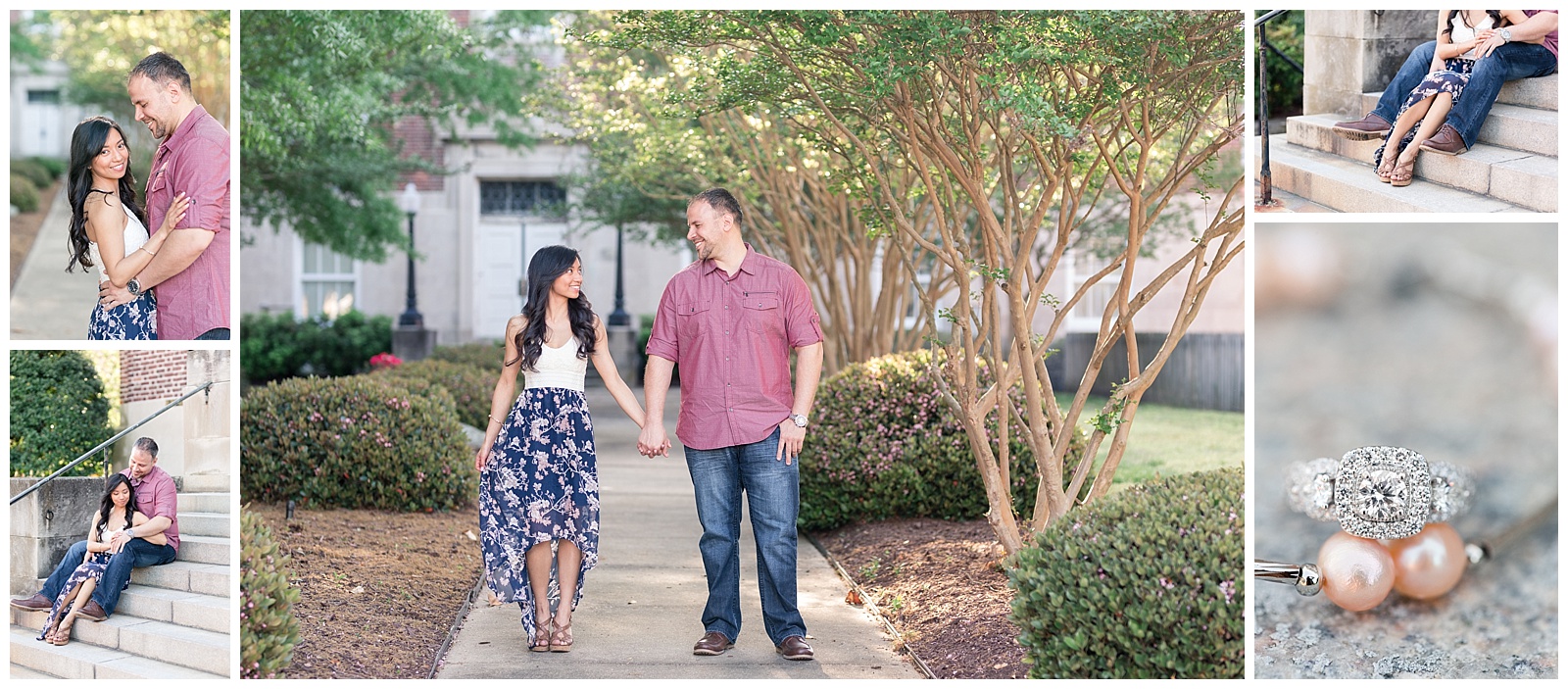 Fort Monroe engagement session veronica and aaron