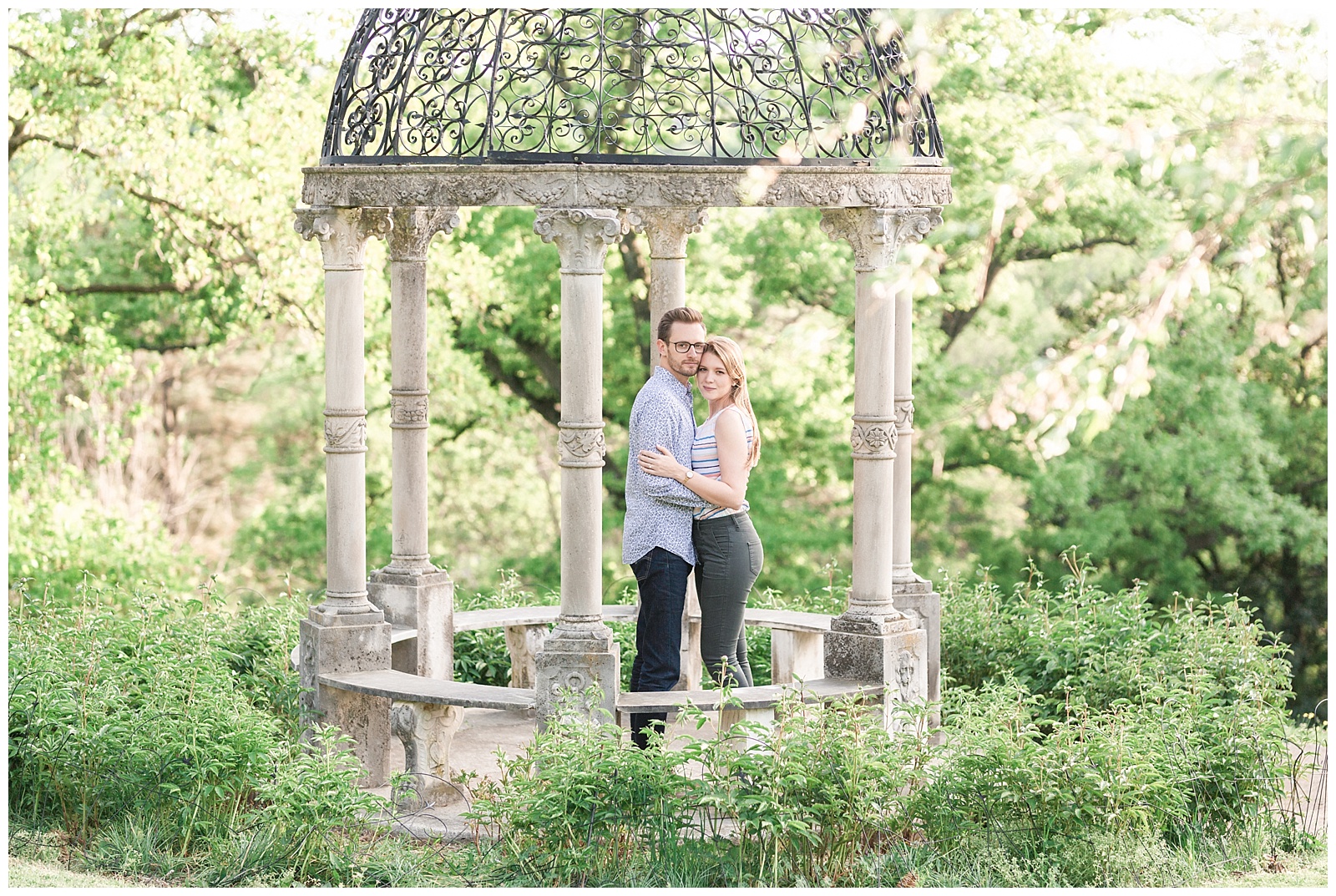 Spring engagement session at Maymont Michael and Jasmine Photography