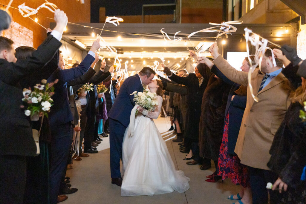 Sparkler exit at No. 303 Richmond Wedding by Michael and Jasmine Photography